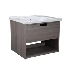 DUSCHY - Mueble Vanitorio 60X45X45 cm Gris Oak BR42 Boras