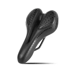 GENERICO - Sillín Gel AntiprostaticoAsiento Bicicleta Cómodo Negro