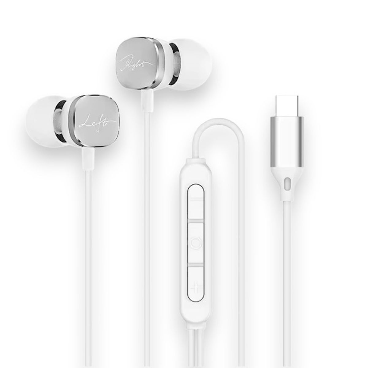 GENERICO - Audifonos Auriculares In Ear Tipo C Blanco