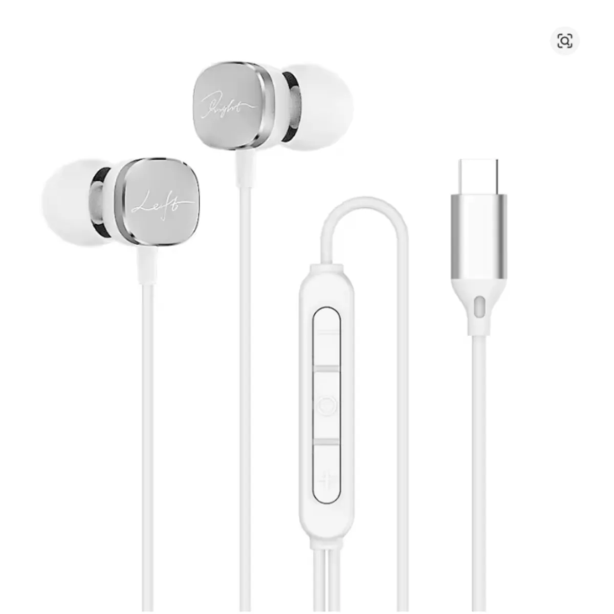 GENERICO - Audifonos Auriculares In Ear Tipo C Blanco