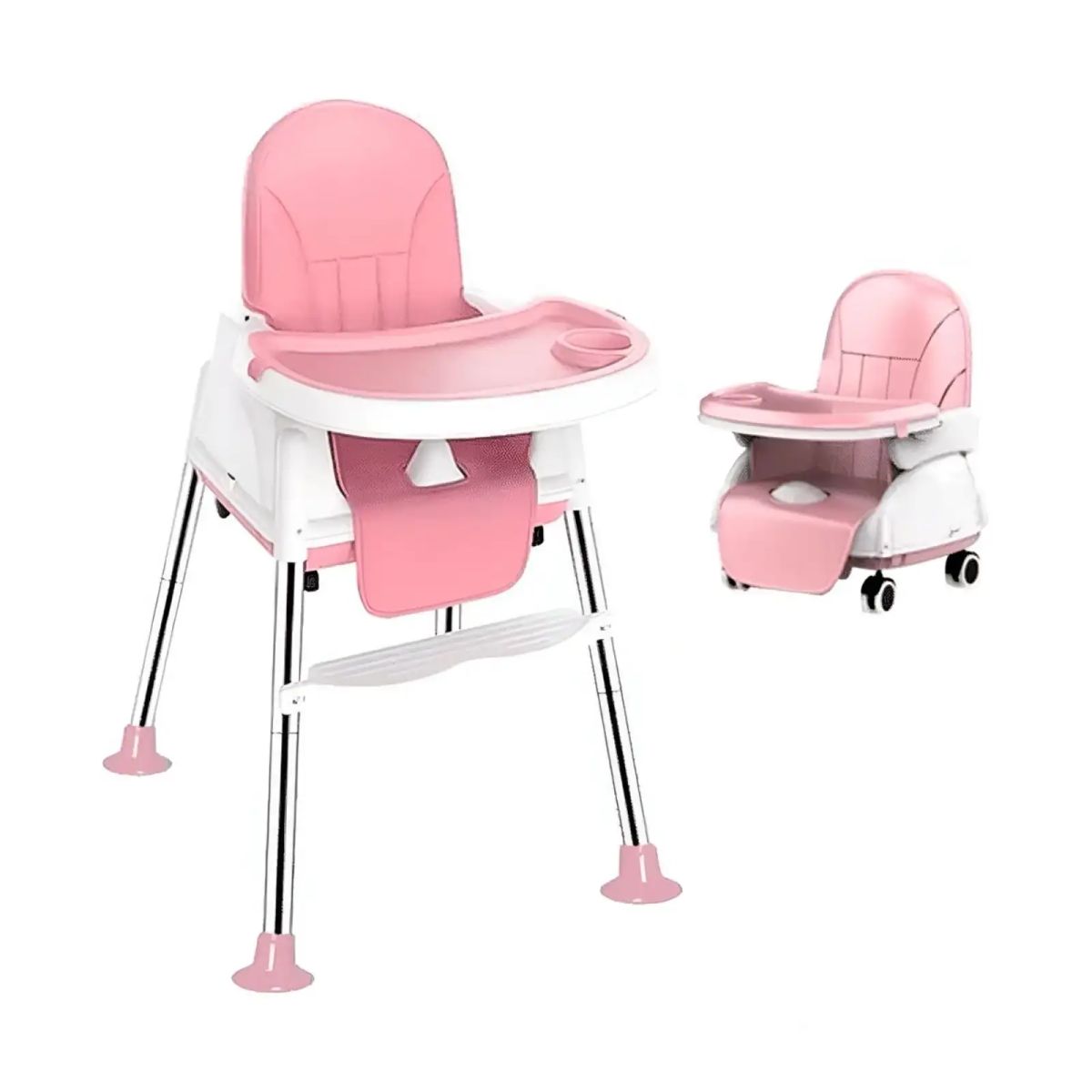 GENERICO - Silla de Comer Bebé 3 en 1 Evolutiva y Plegable