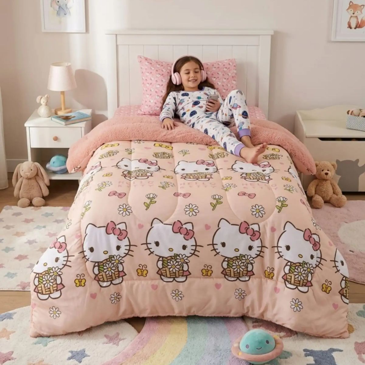 GENERICO - Cubrecama Chiporro Infantil Premium Invierno Plaza y Media