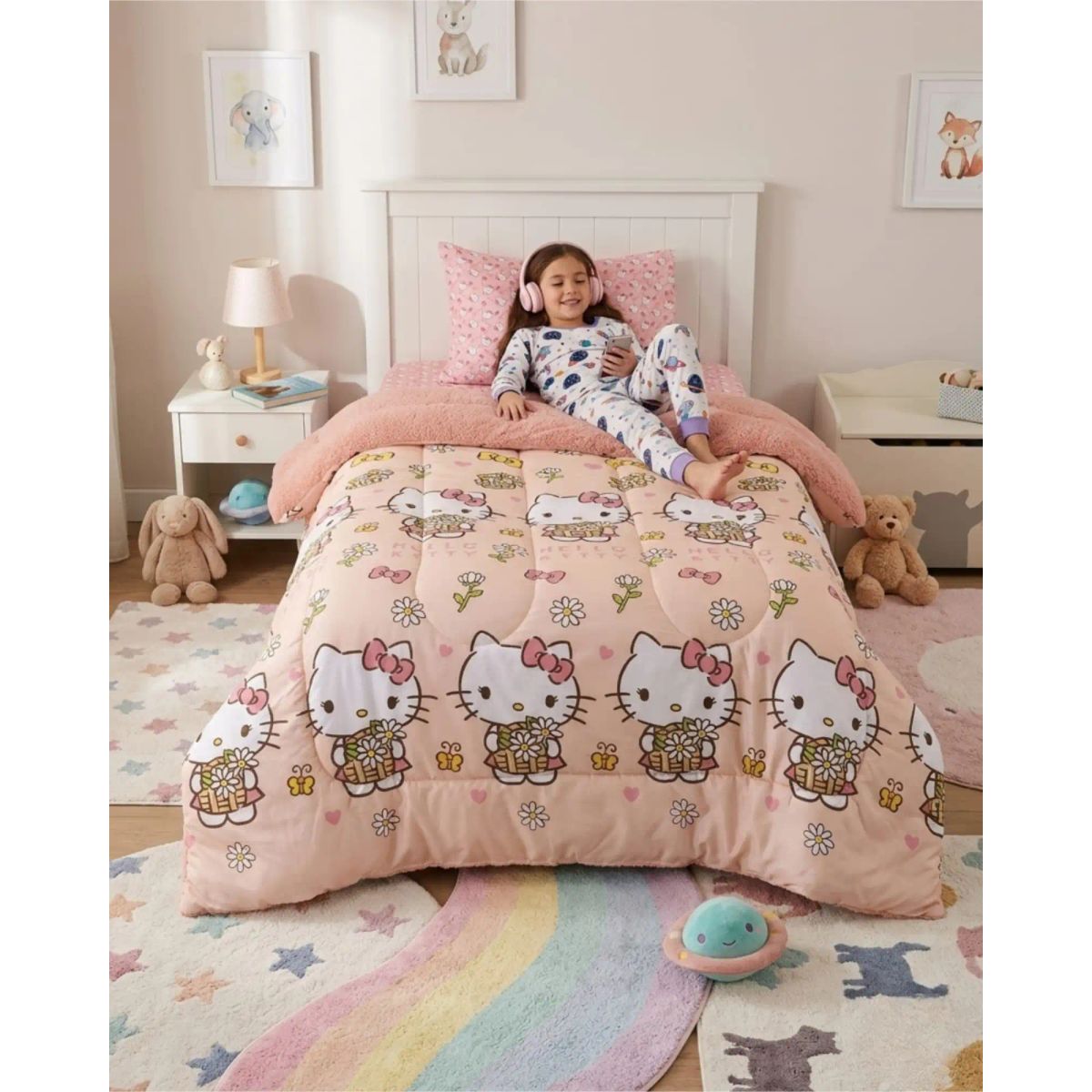 GENERICO - Cubrecama Chiporro Infantil Premium Invierno Plaza y Media