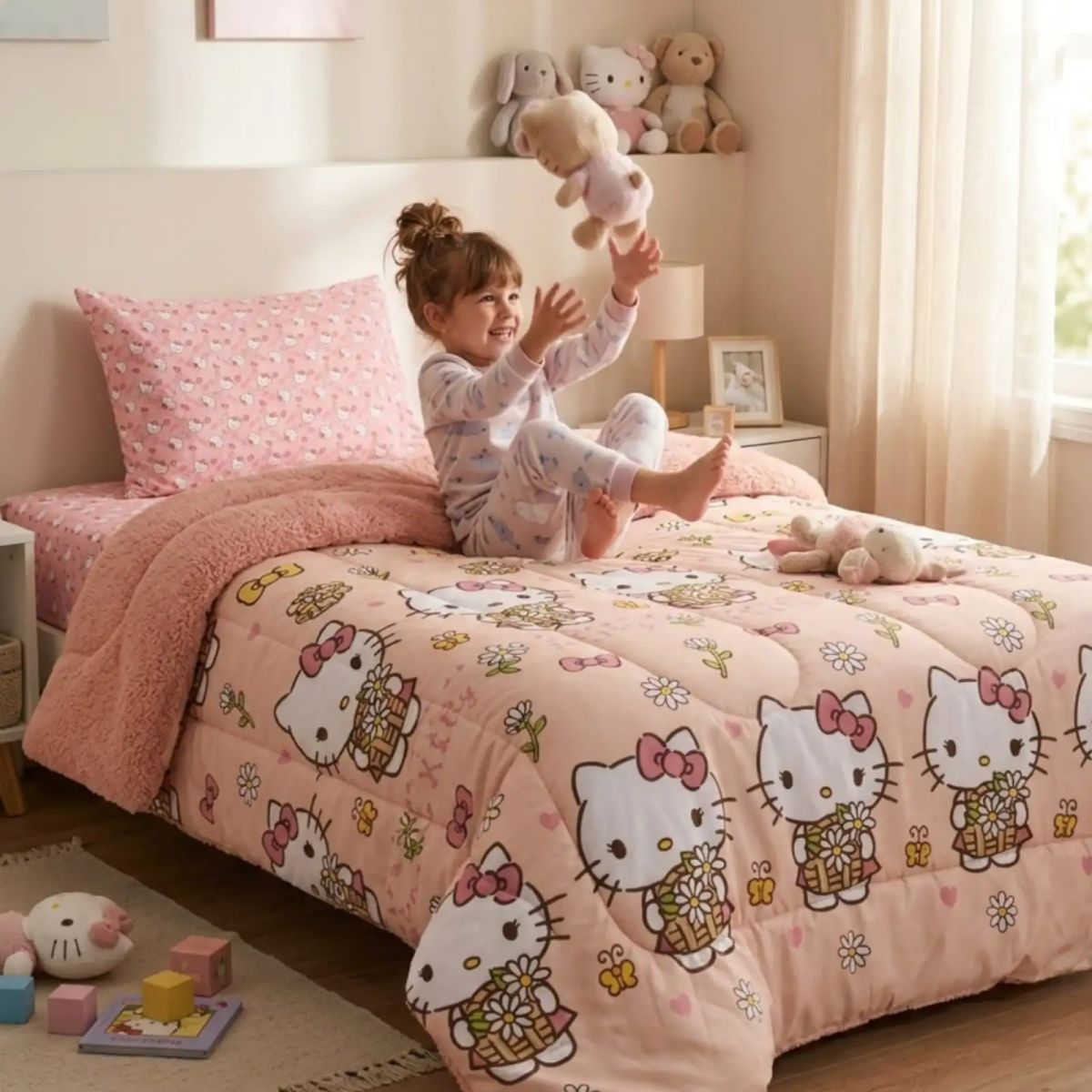 GENERICO - Cubrecama Chiporro Infantil Premium Invierno Plaza y Media