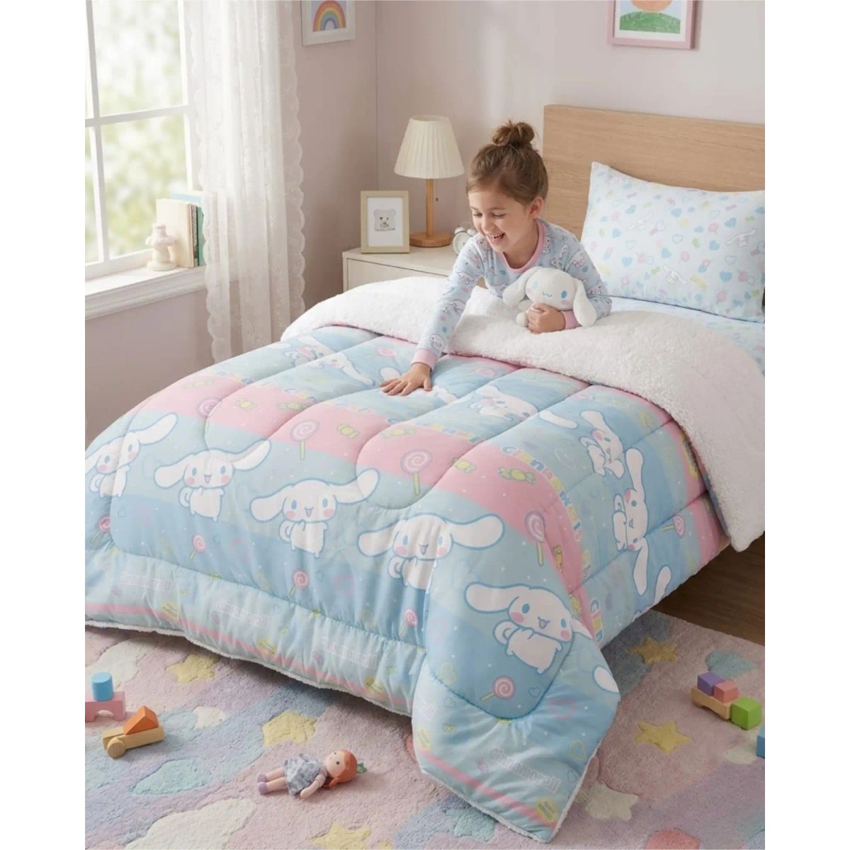 GENERICO - Cubrecama Chiporro Infantil Premium Invierno Plaza y Media