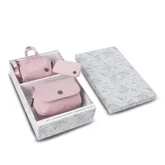 TOTTO - Kit Corneana 2 Riñonera+Cosmetiquera+Monedero+Postal Rosado