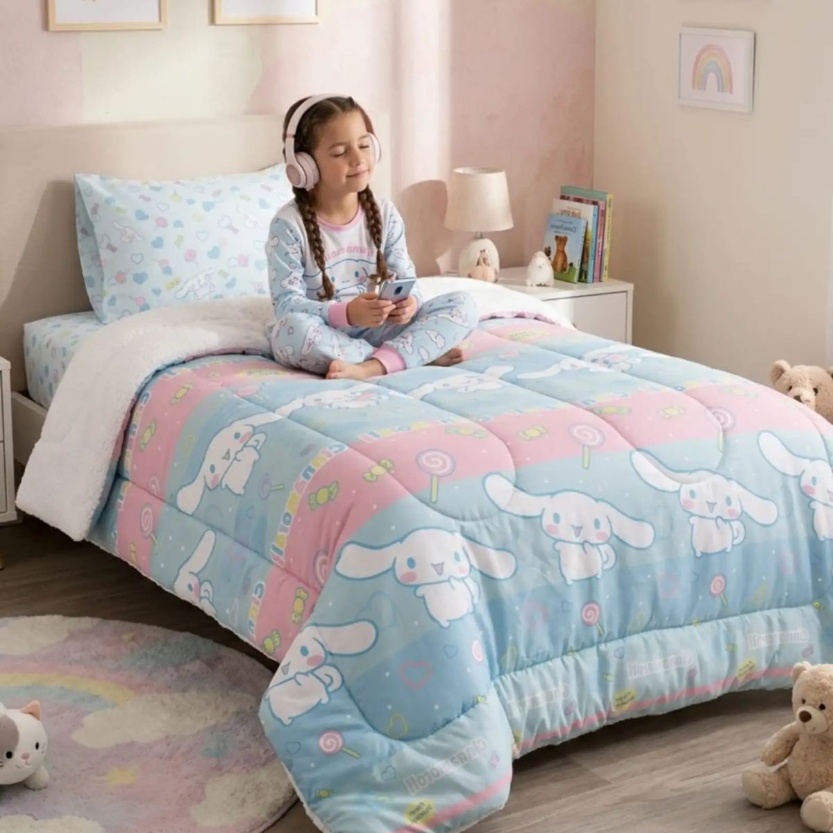 GENERICO - Cubrecama Chiporro Infantil Premium Invierno Plaza y Media
