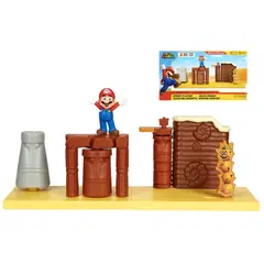 JAKKS PACIFIC - Nintendo Figuras Super Mario Playset Juego Del Desierto