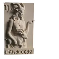 GENERICO - Figura decorativa de Mujer Capricornio - Signo Zodiacal