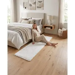 GENERICO - Alfombra Pasillera Pelo Largo Suave 60x200 cm
