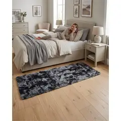 GENERICO - Alfombra Pasillera Pelo Largo Suave 60x200 cm