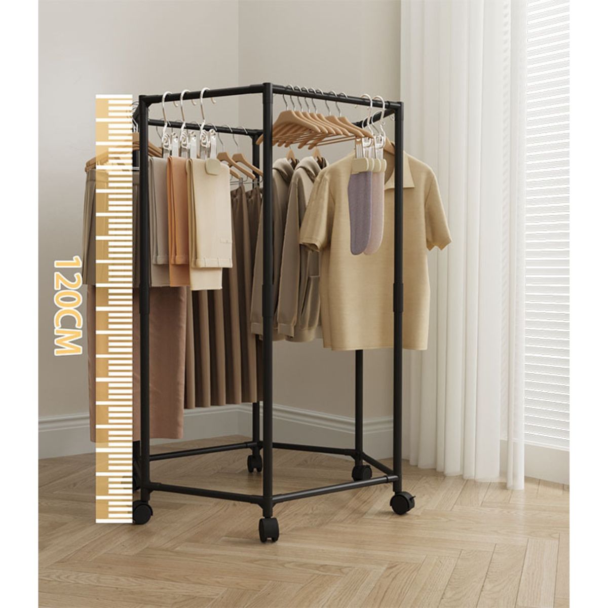 GENERICO - Tendedero de Ropa Giratorio Multifuncional  Soporta hasta 40KG