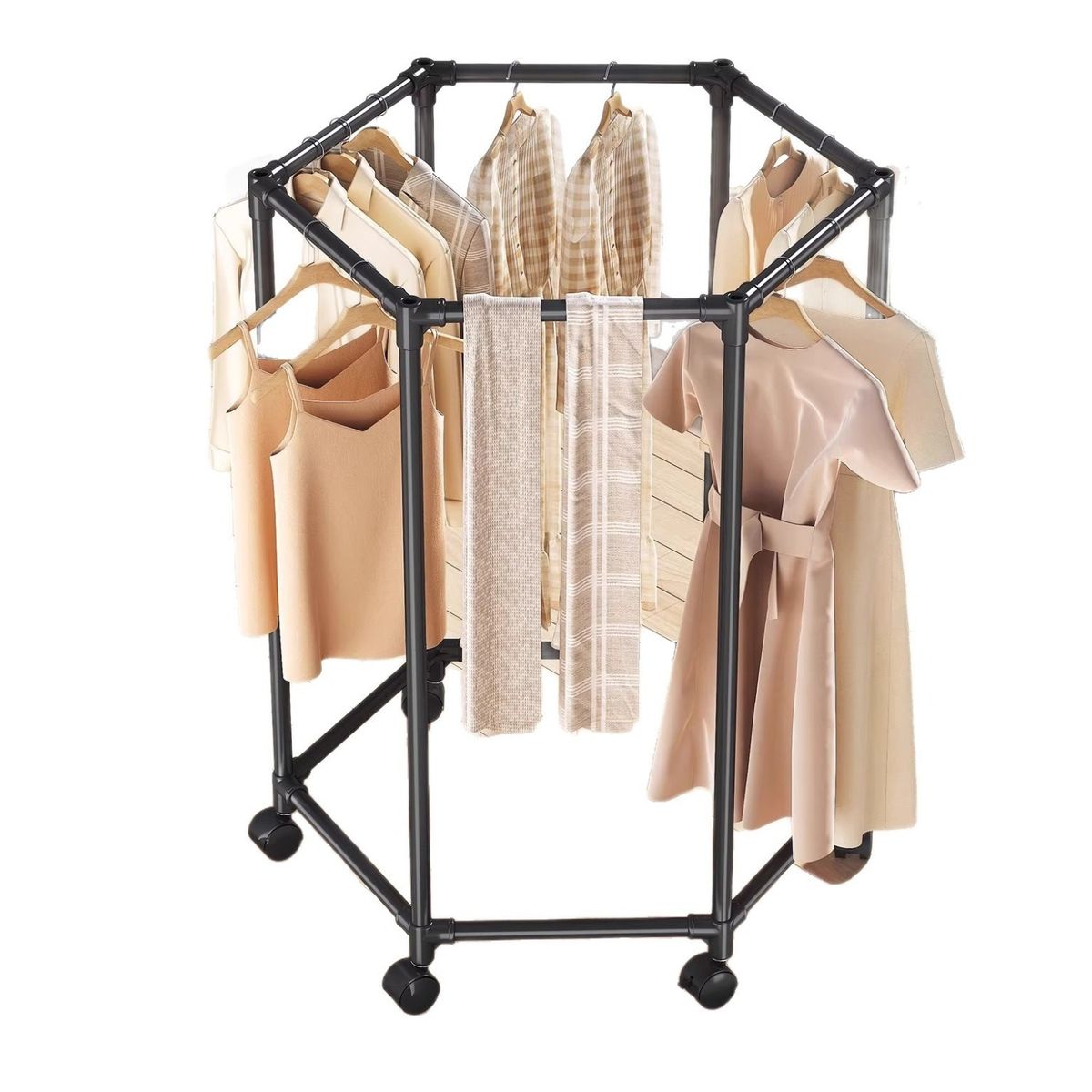 GENERICO - Tendedero de Ropa Giratorio Multifuncional  Soporta hasta 40KG