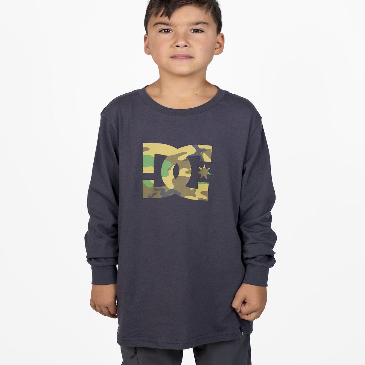 DC SHOES - Polera Niño DC Star B Tees Gris