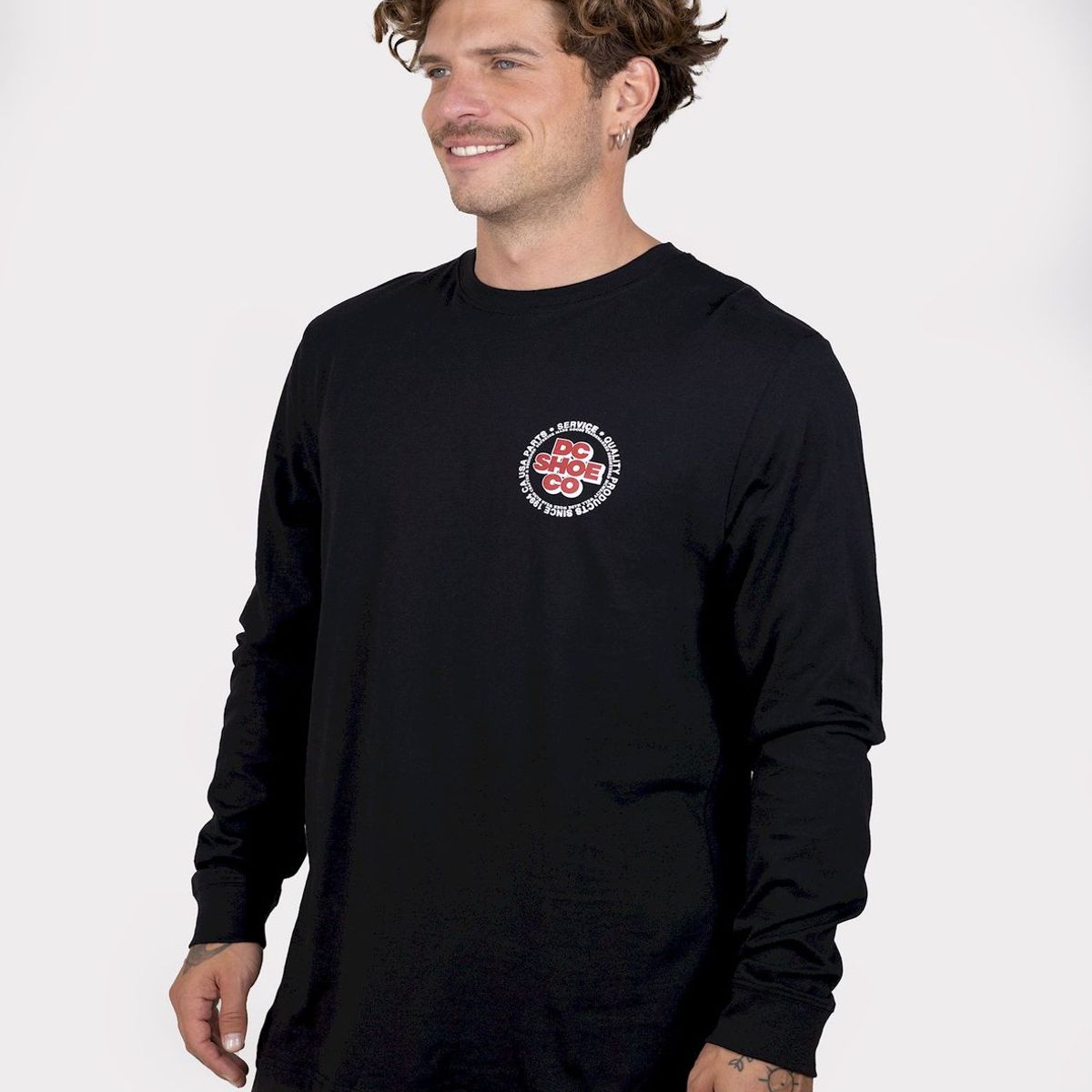 DC SHOES - Polera Hombre DC Blow Up Negro
