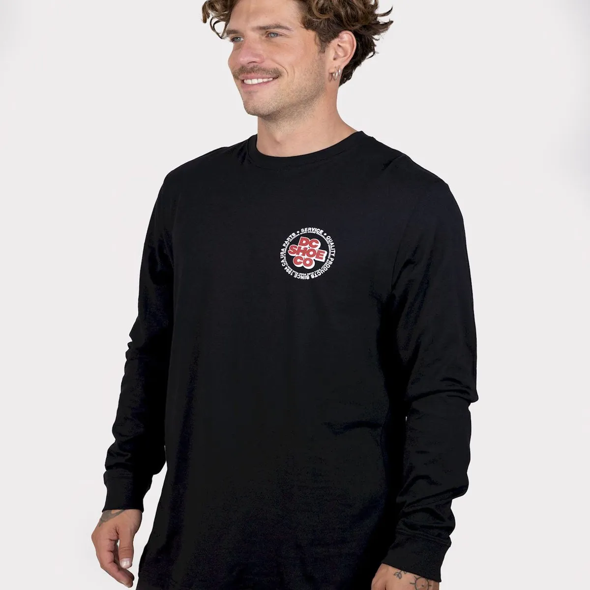 DC SHOES - Polera Hombre Blow Up Negro DC