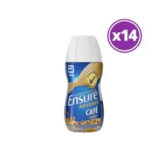 ABBOTT - PACK 14 Ensure Advance Liquido Sabor Cafe 220ml