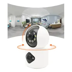 GENERICO - Cámara De Vigilancia Inteligente Wifi Hd Con Lente De Cámara