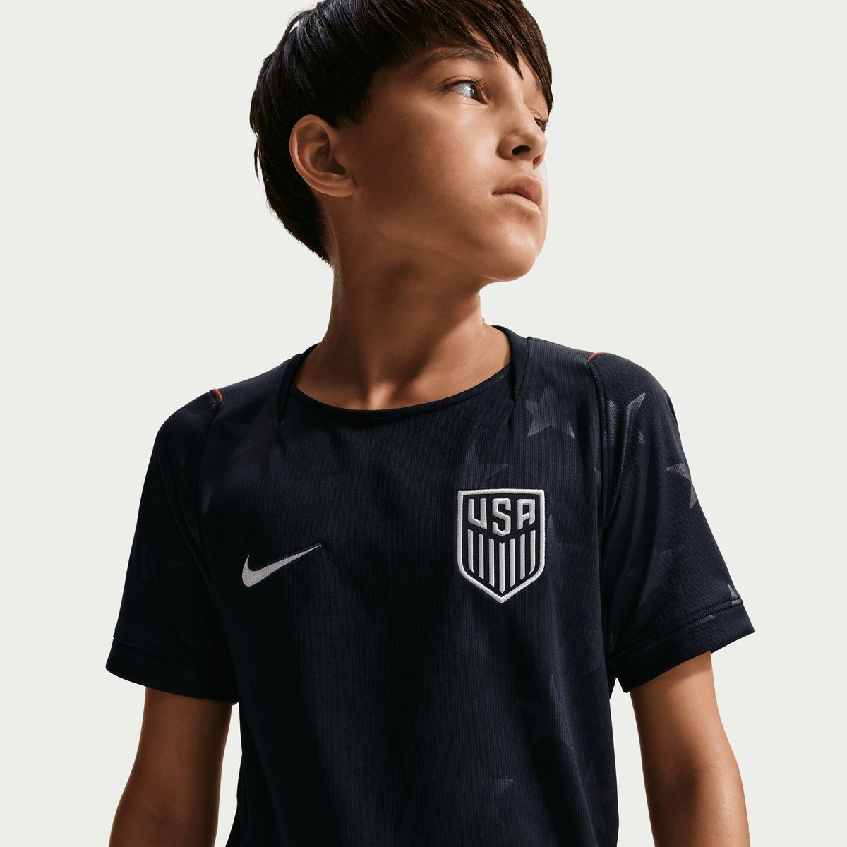 NIKE - Polera Nike USMNT 2026 Stadium Away Azul Niños