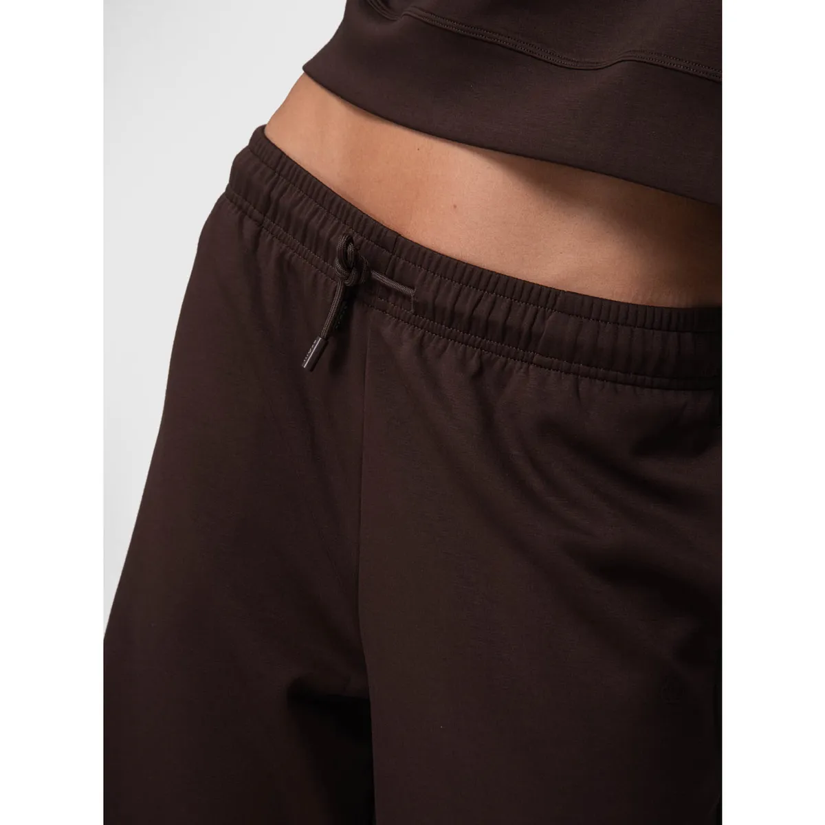 BSOUL - Pantalon Buzo Mujer Wide Leg Paz Rec Café BSOUL