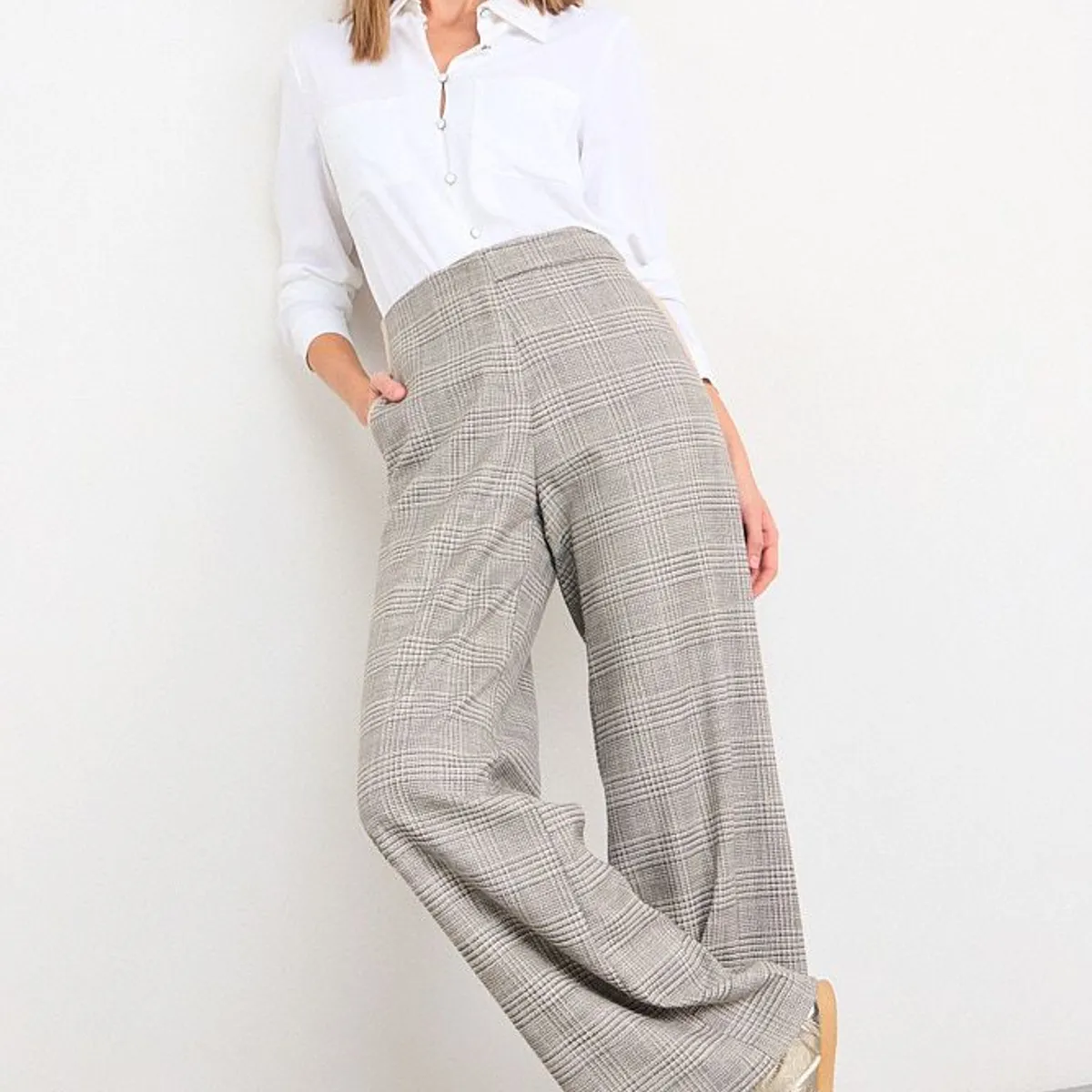 IO - Pantalon Fantasia Mujer Gris Io