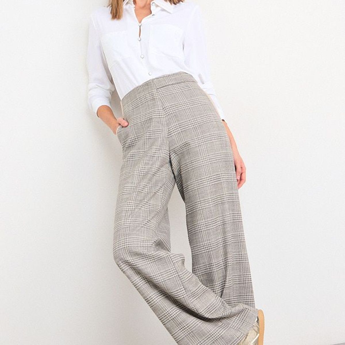 IO - Pantalon Fantasia Mujer Gris Io