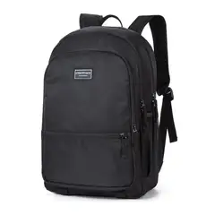 MOMMORE - Mochila Escolar Grande 3 Compartimientos 20L - Negro