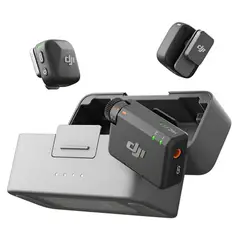 DJI - Mic Mini 2TX + 1RX + Estuche de carga micrófono inalámbrico