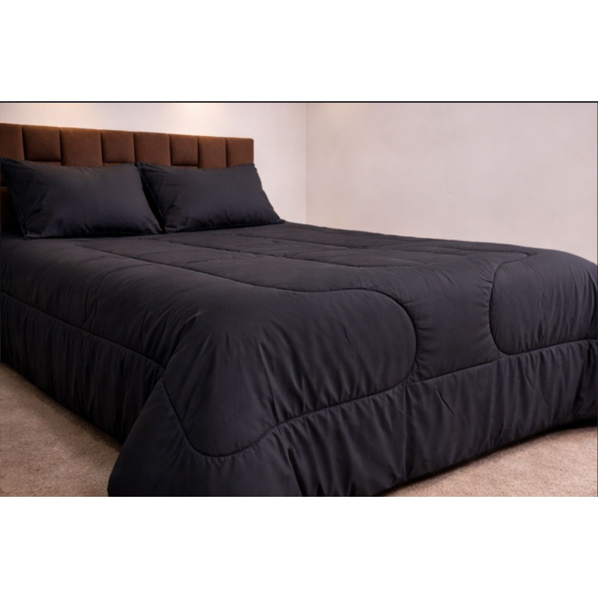DULCES SUEÑOS - Plumón reversible Dulces Sueños King Negro 230x240