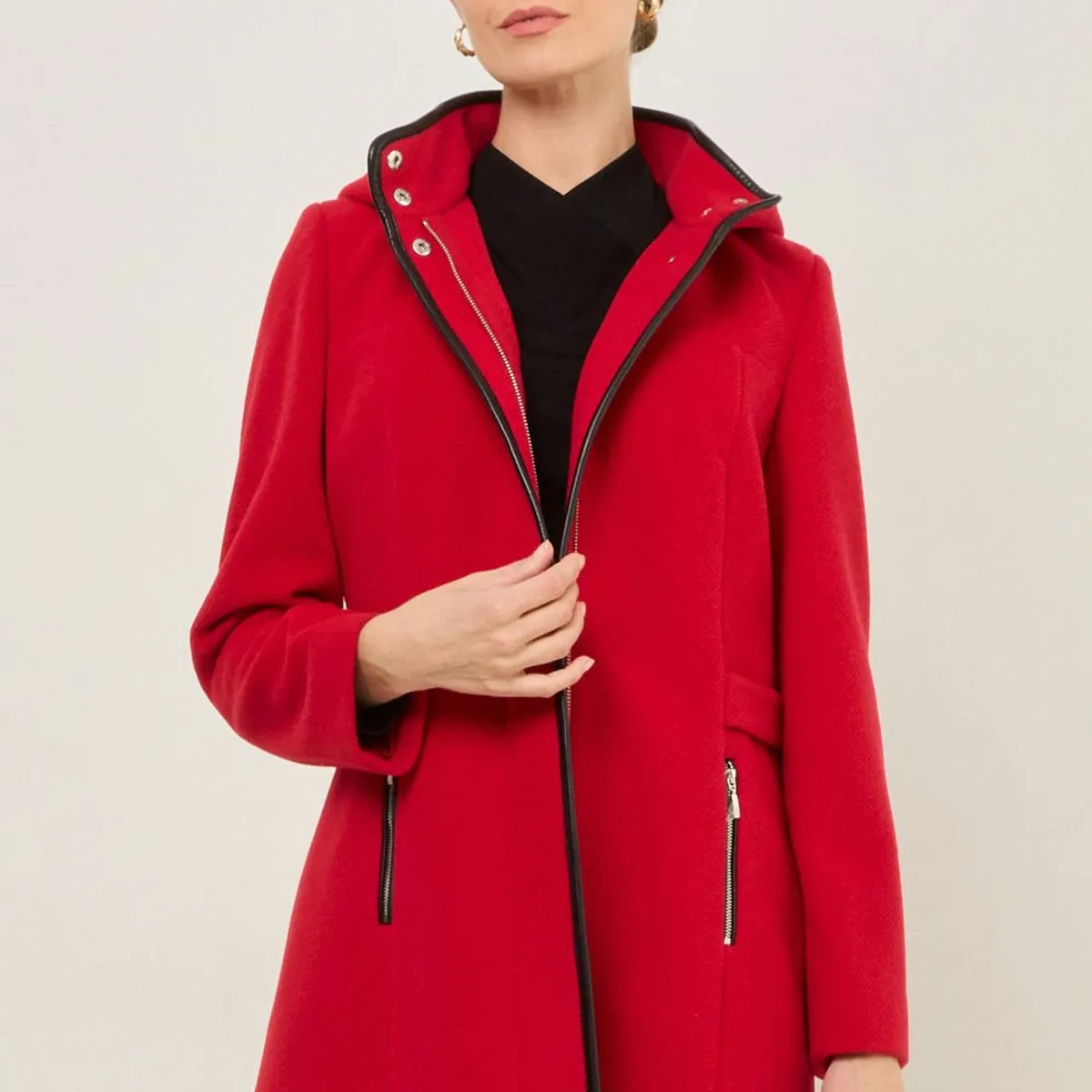 MA GRIFFE - Chaqueton Mujer Rojo Magriffe