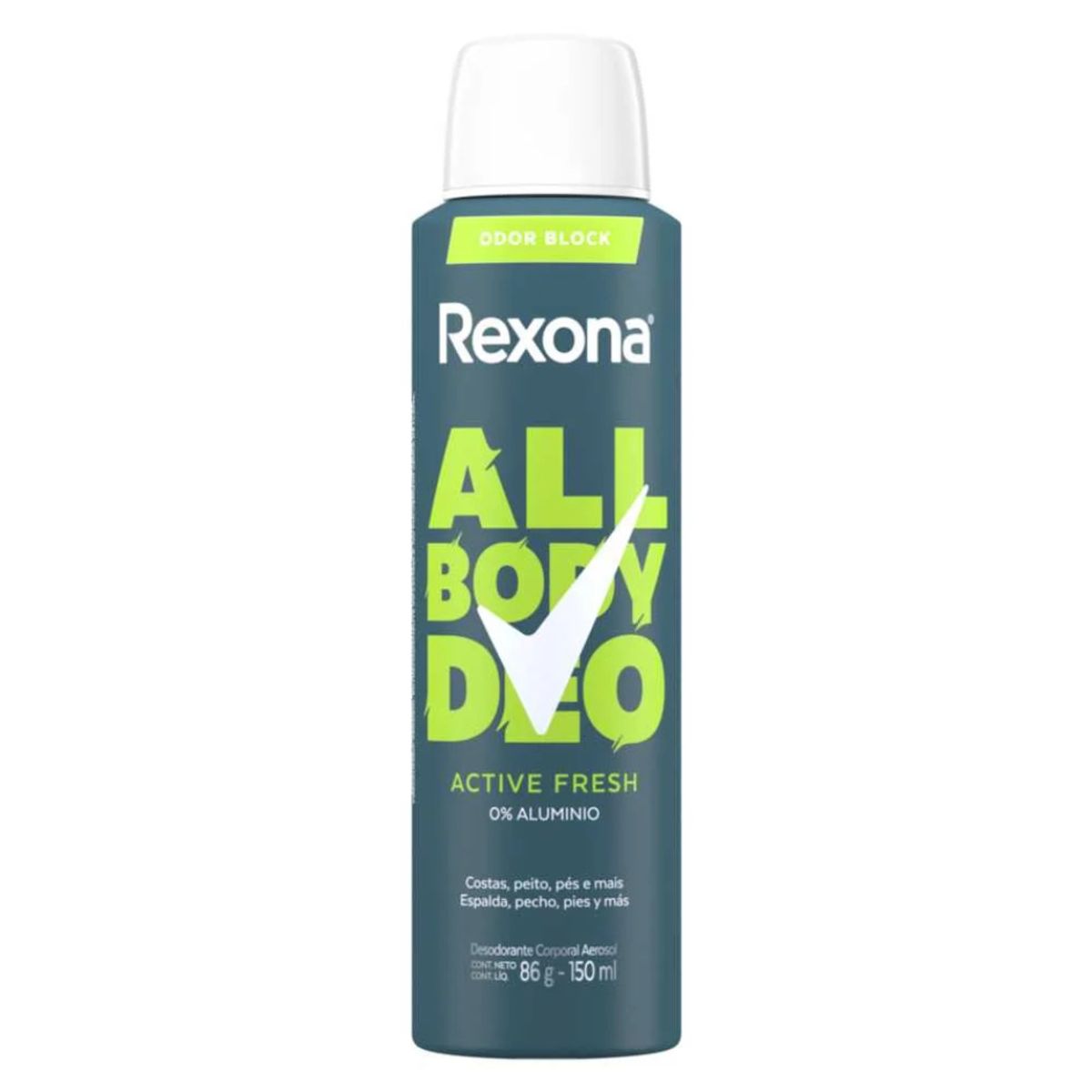 REXONA - Desodorante Corporal Rexona All Body Active Fresh Spray 150 ml