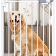 GENERICO - Reja de Seguridad Ajustable Para Escaleras y Puertas Ideal para Mascotas