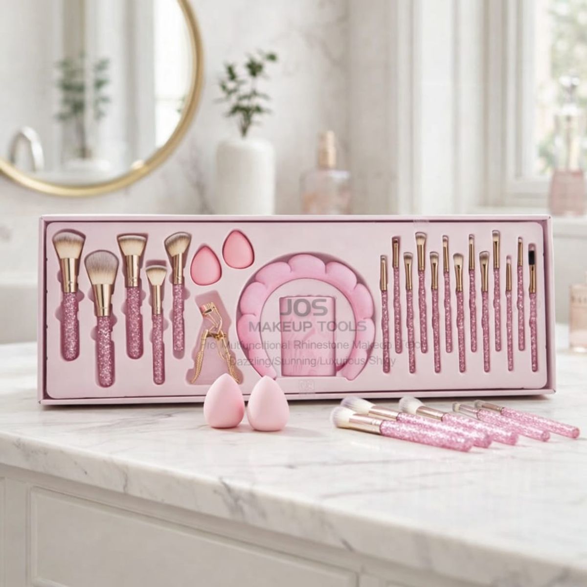 GENERICO - SET DE BROCHAS, PINCEWLES Y ACCESORIOS 23 PCS