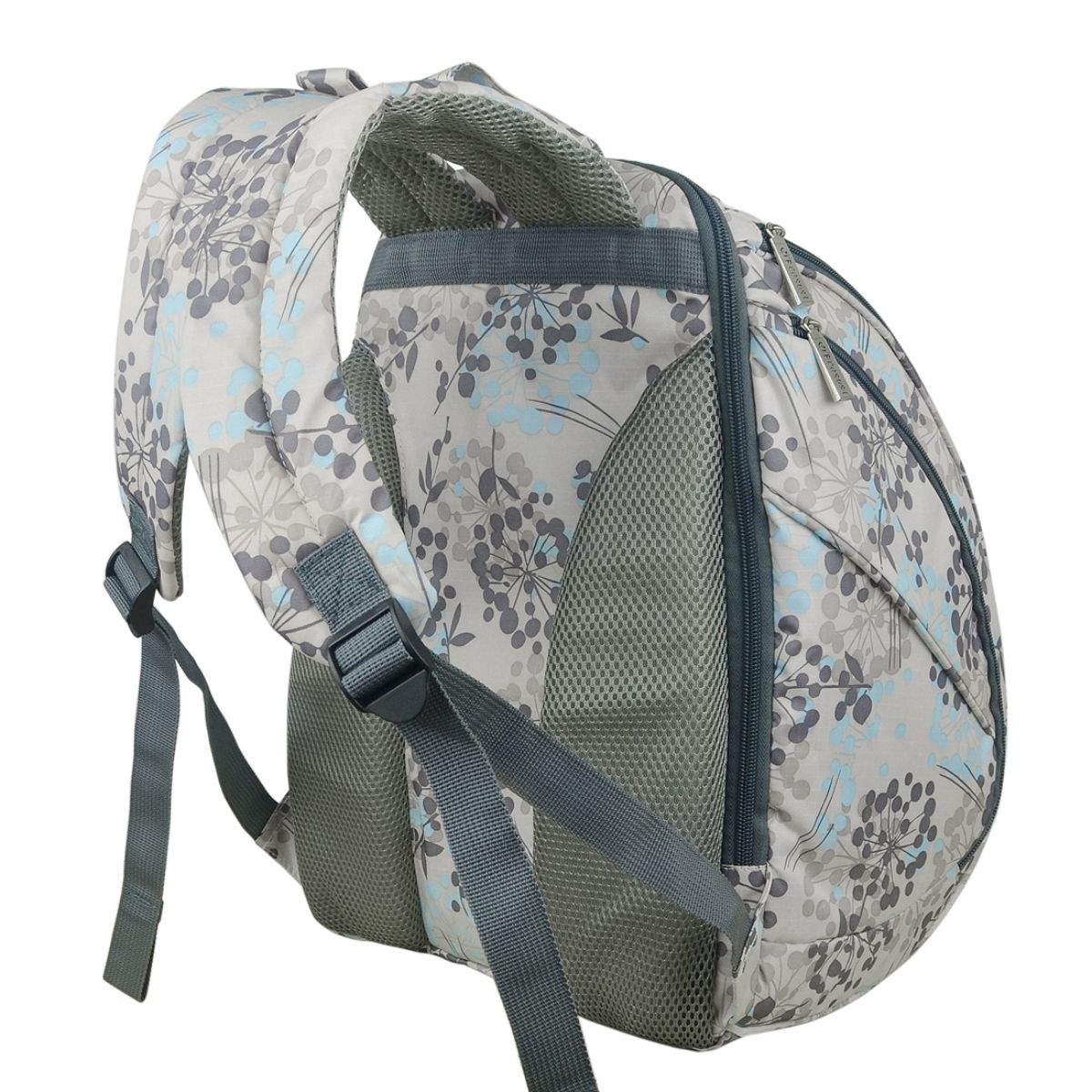 MOMMORE - Mommore Mochila Maternal Pañalera 40x30cm - Flores Blanco