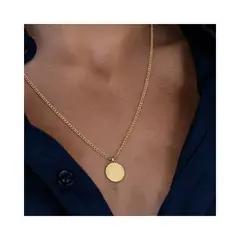 SAINT VENIK - Totem Classic Pendant Enchapado 52cm Minimalismo