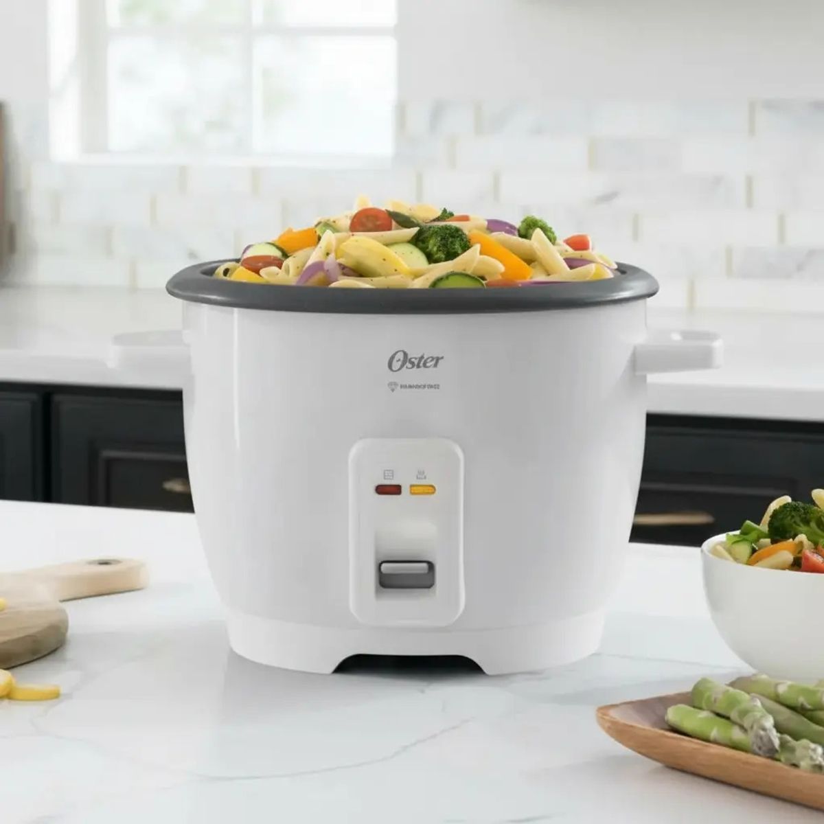 OSTER - Arrocera Multifuncional 7 Tazas De Arroz Diamondforce Antiadherente Marca Oster