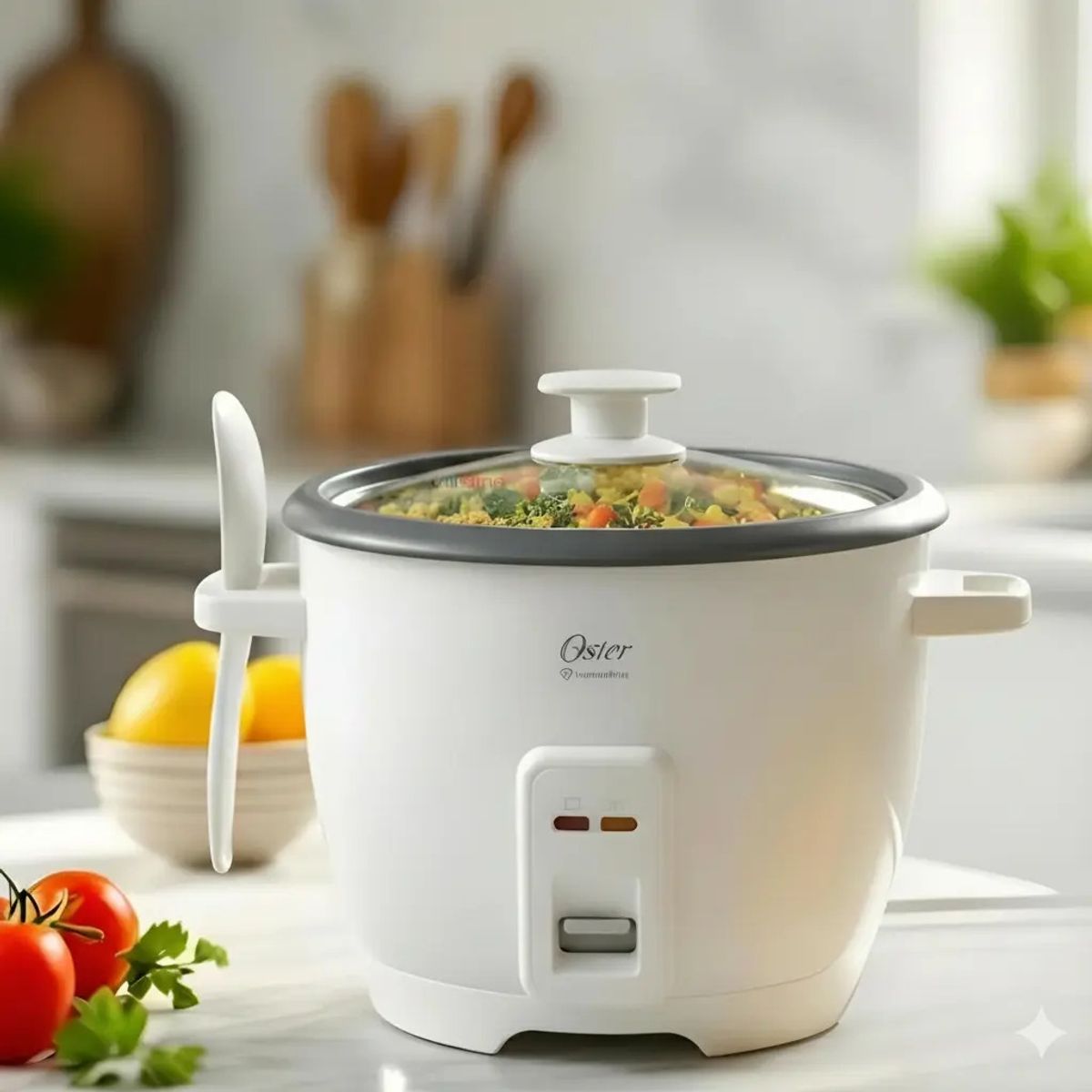 OSTER - Arrocera Multifuncional 7 Tazas De Arroz Diamondforce Antiadherente Marca Oster