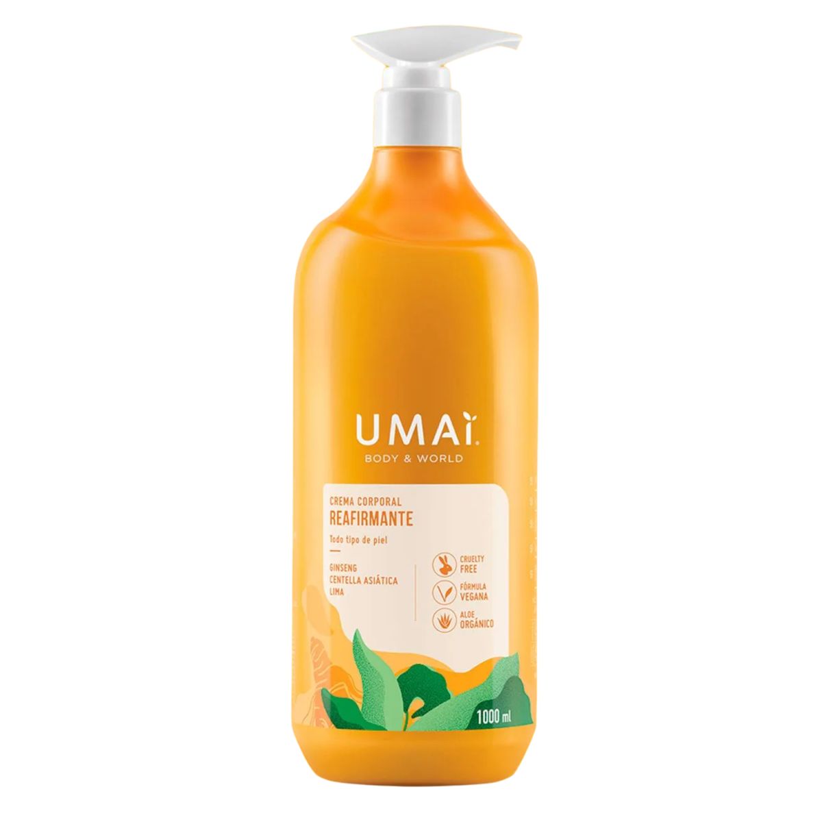UMAI - Umai Crema Corporal Variedades Ginseng - Centella Asiática - Lima 1000ml
