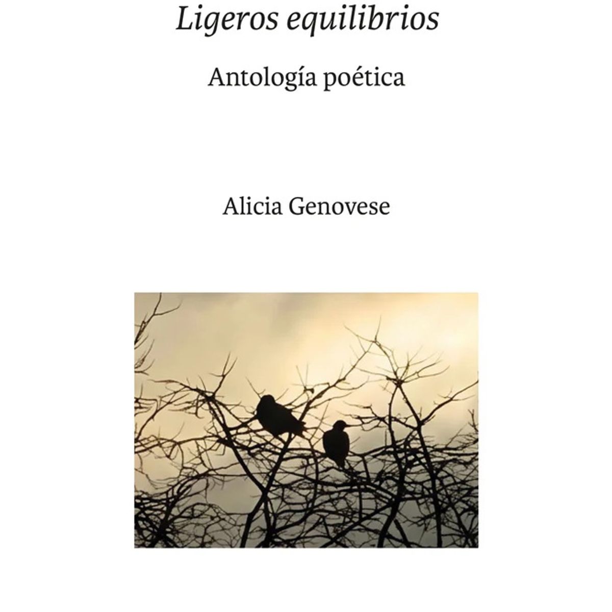 ANTARTICA LIBROS - Ligeros Equilibrios. Antologia Poetica