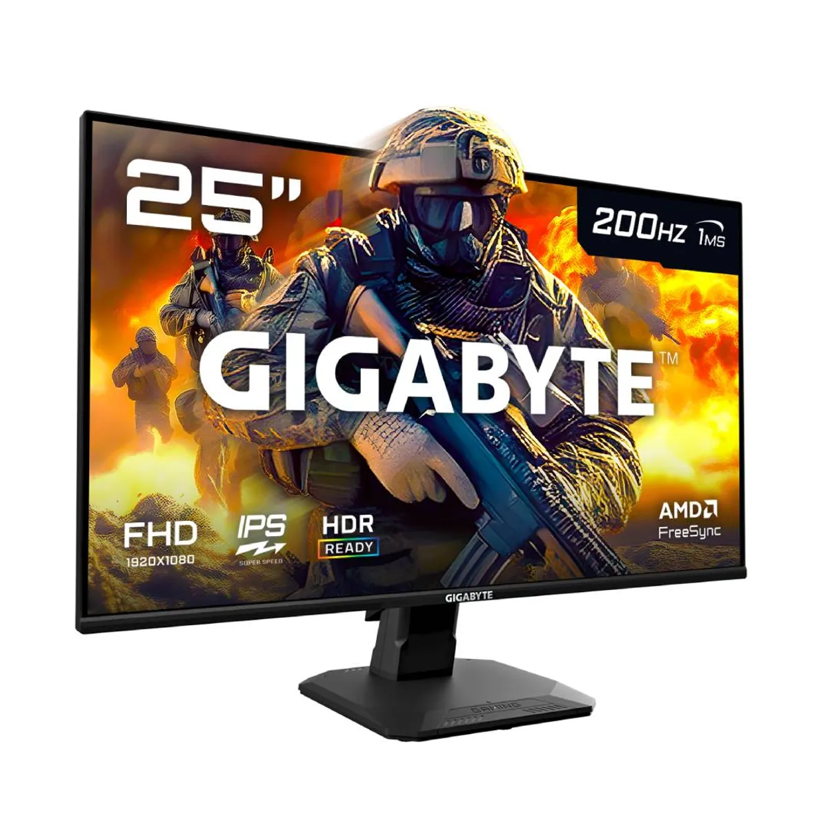 GIGABYTE - Monitor Gamer Gigabyte GS25F2 24.5" Full HD IPS 200Hz
