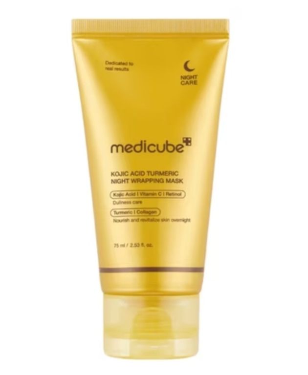 GENERICO MEDICUBE KOJIC ACID TURMERIC NIGHT WRAPPING MASK, MASCARA ...
