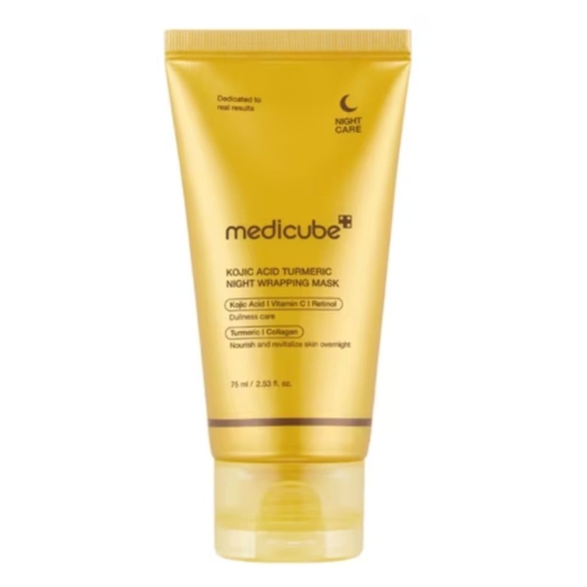 GENERICO - MEDICUBE KOJIC ACID TURMERIC NIGHT WRAPPING MASK, MASCARA FACIAL