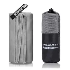 GENERICO - Pack 2 Toallas de Microfibra Deporte Viaje Secado Rápido