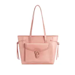 ECOSUSI - Bolso Tote Evelina de Papel Lavable 14L para 13 pulg Rosado