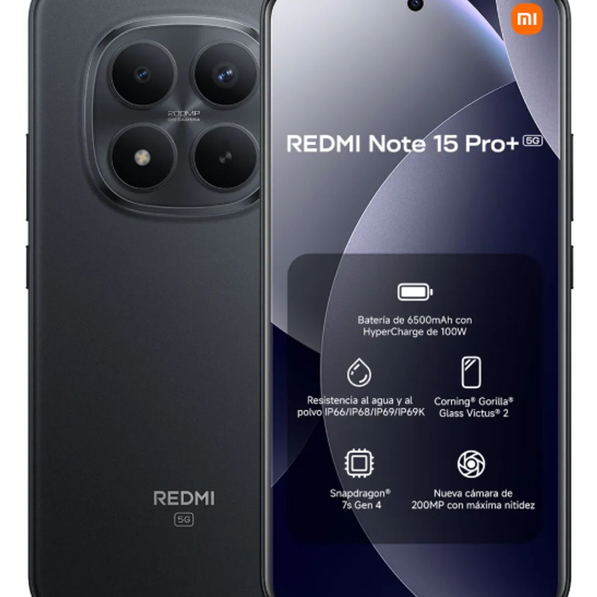 REDMI - Redmi Note 15 Pro Plus 512gb 12gb Ram 5G Negro
