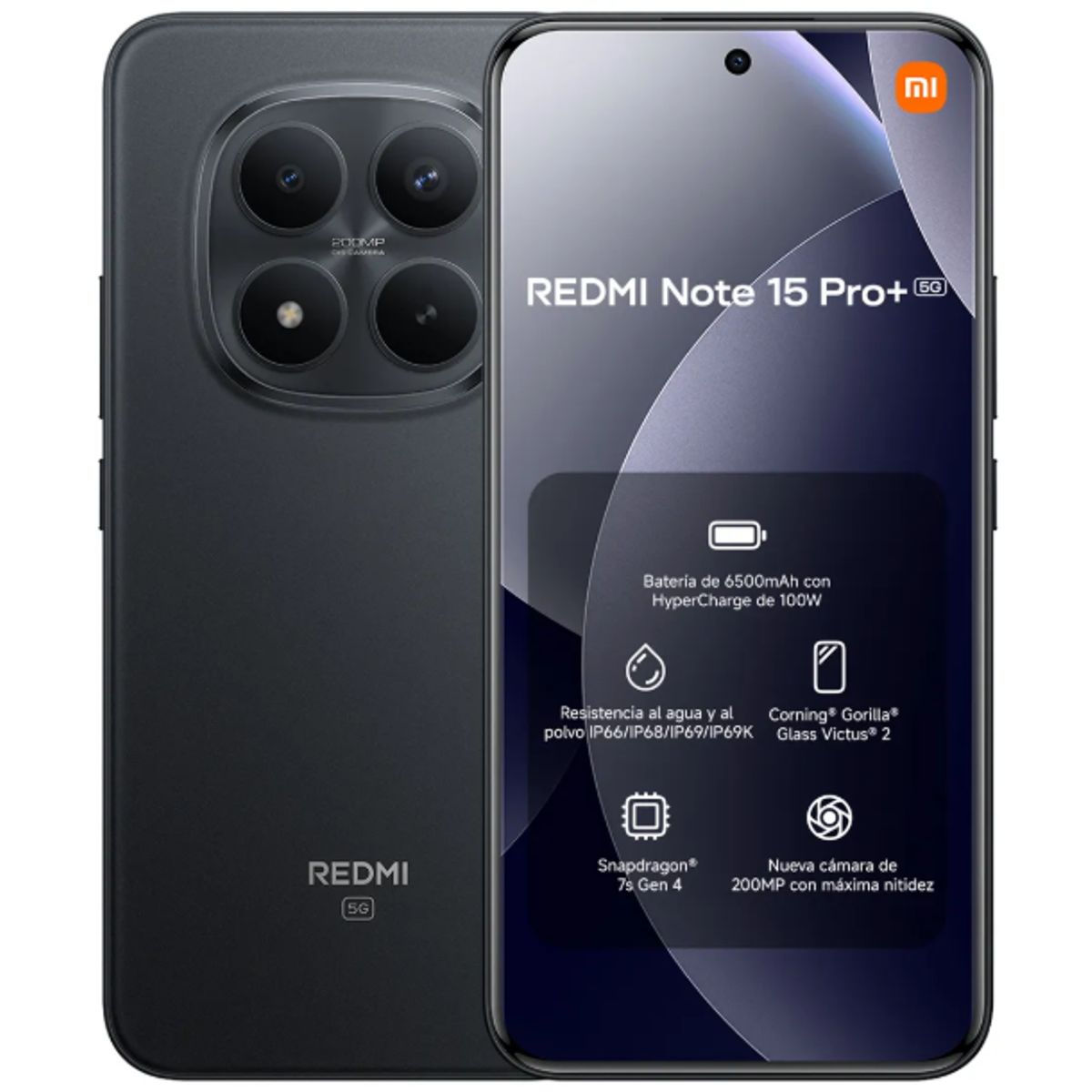 REDMI - Redmi Note 15 Pro Plus 512gb 12gb Ram 5G Negro