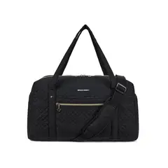 BAGSMART - Bolso Fin de Semana con Bolsa para Zapatos Negro