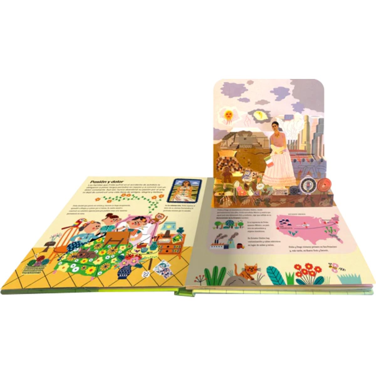 EDITORIAL CONTRAPUNTO - Frida Kahlo - Libro pop up