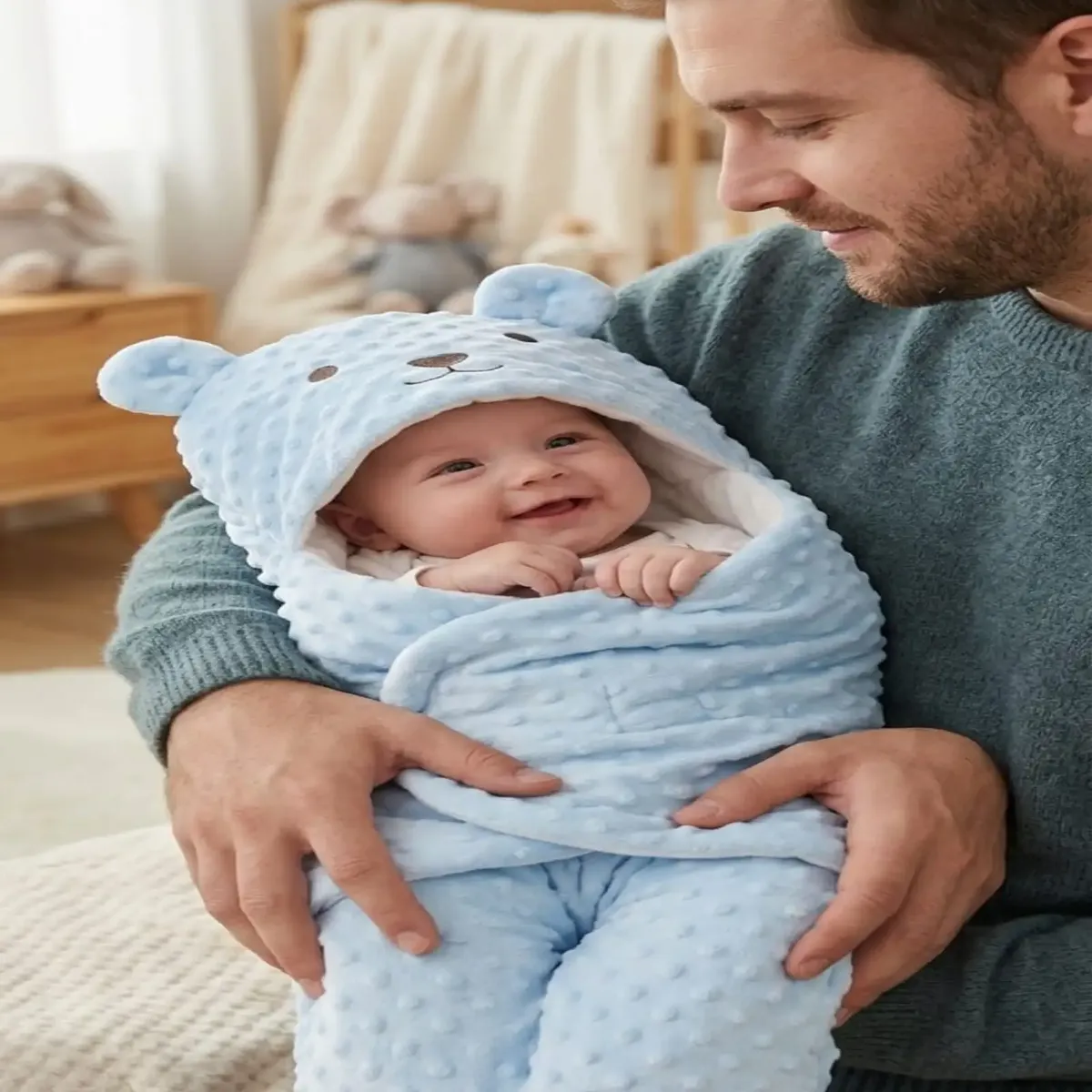 GENERICO - Saquito De Dormir Termico De Bebe Con piernas 0-9 Meses