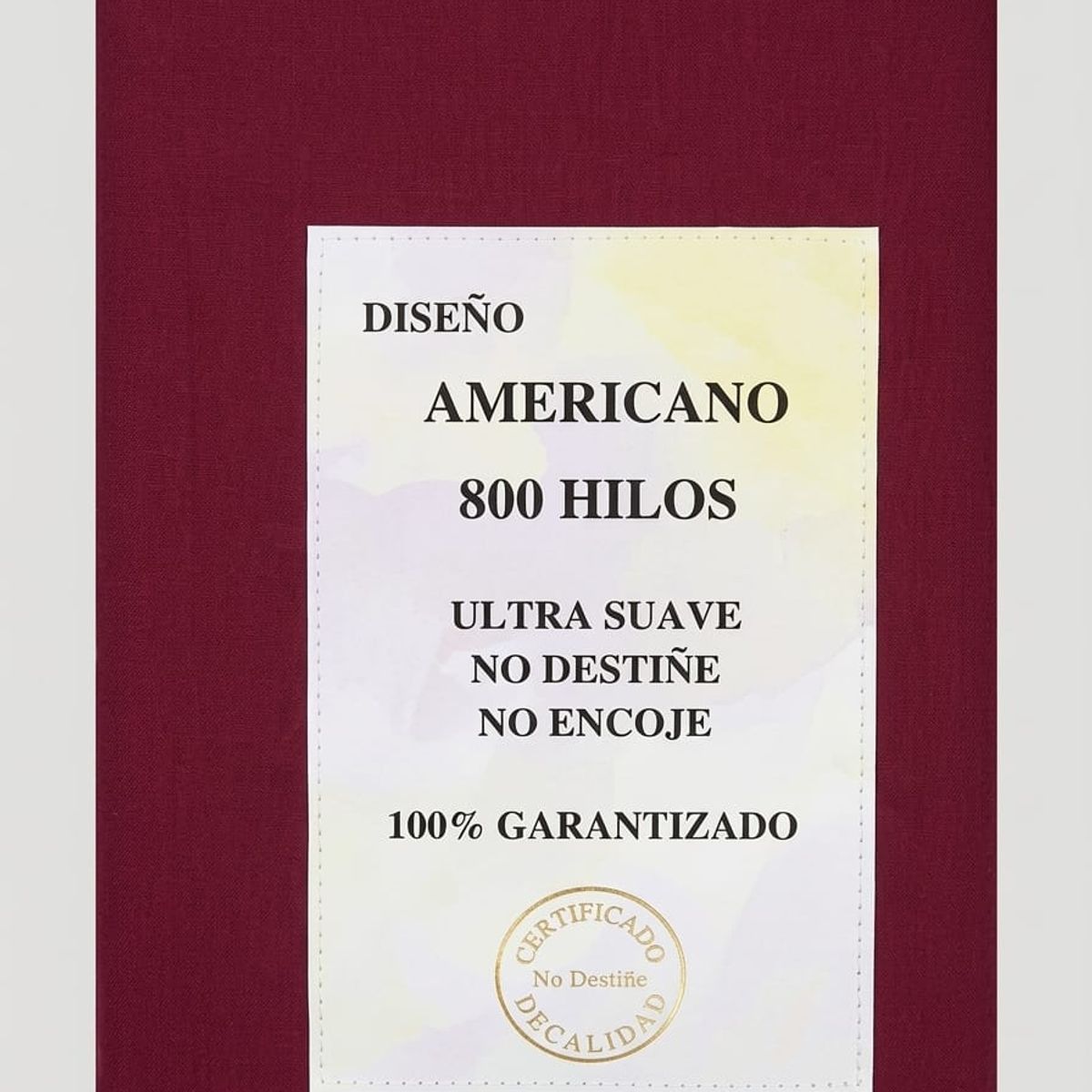 GENERICO - sabana algodon 2p liso color + funda de almohada